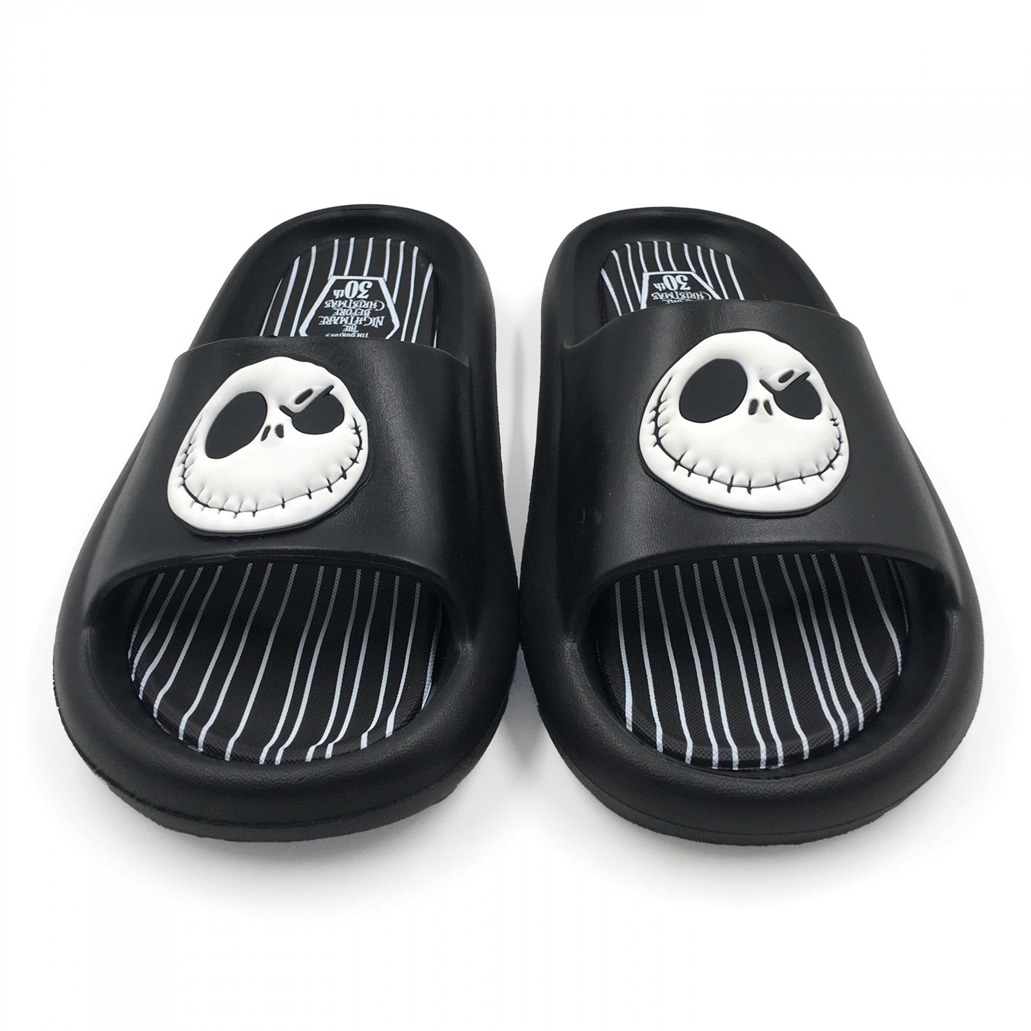 The Nightmare Before Christmas Jack Skellington Grin Flip Flop Slide Sandals